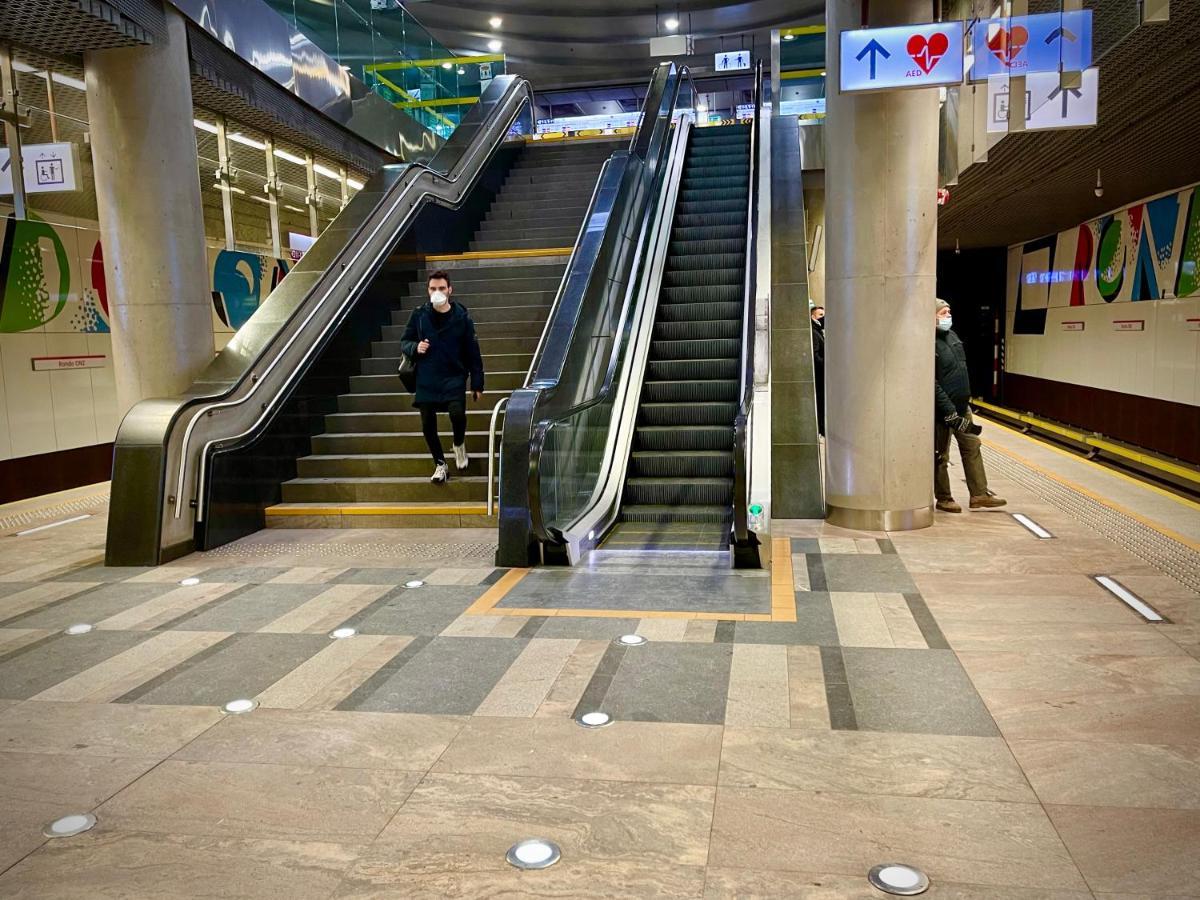 Super Apartament Green Rondo Onz Metro Nowe Wifi 300 Mb/S Aircondition Netflix Spotify Varsó Kültér fotó