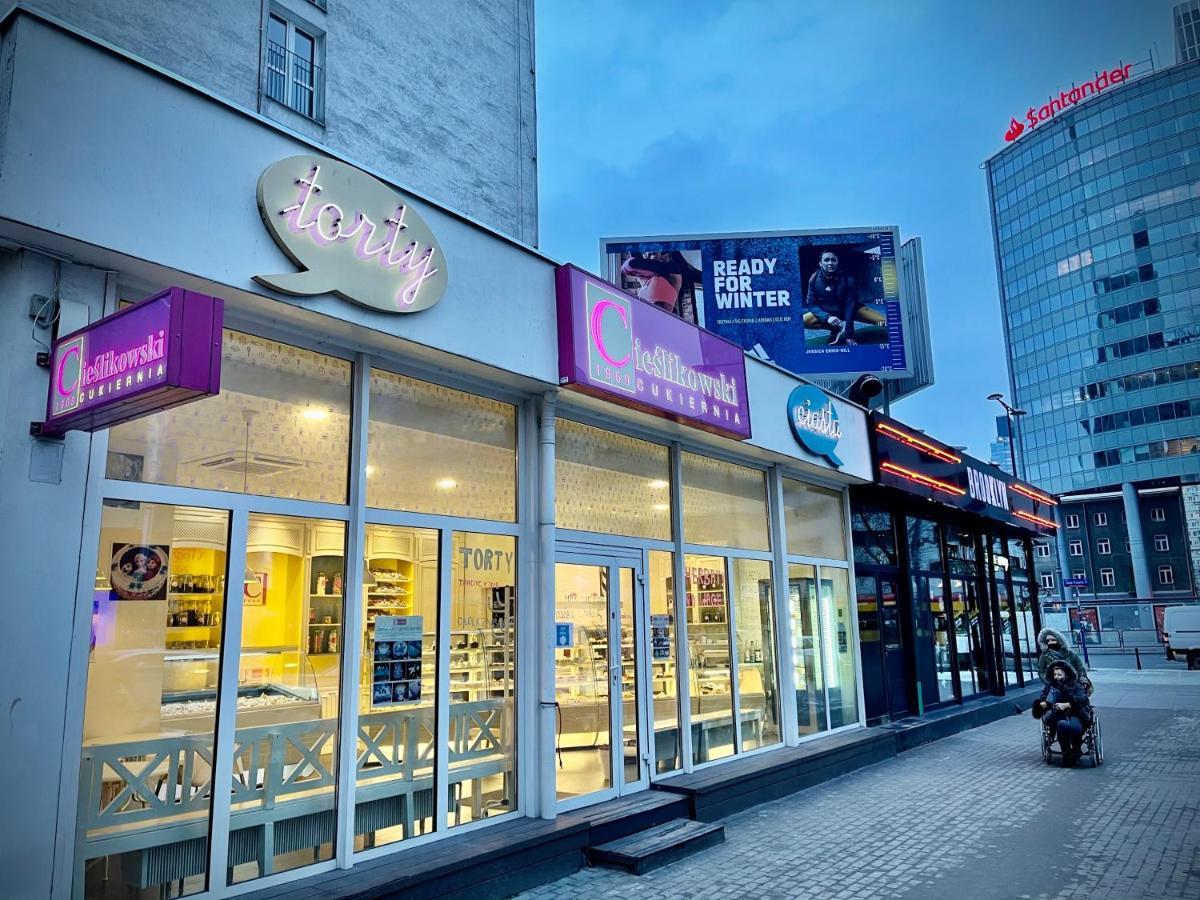 Super Apartament Green Rondo Onz Metro Nowe Wifi 300 Mb/S Aircondition Netflix Spotify Varsó Kültér fotó